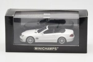 Mercedes SL 55 AMG R230 Weiß Minichamps 1:43 400036170 Metall — Bild 4 von 4