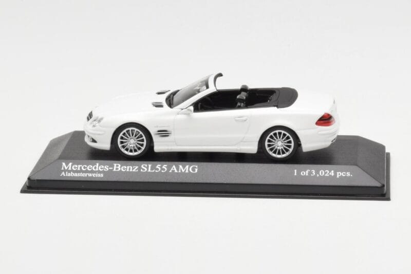 Mercedes SL 55 AMG R230 Weiß Minichamps 1:43
