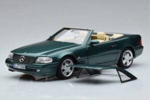 Mercedes SL500 R129 Grün Metallic Norev 1:18 183753 Metall — Bild 3 von 8