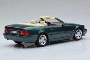 Mercedes SL500 R129 Grün Metallic Norev 1:18 183753 Metall — Bild 4 von 8