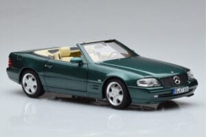 Mercedes SL500 R129 Grün Metallic Norev 1:18 183753 Metall — Bild 6 von 8
