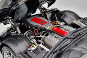Mercedes SLR McLaren Schwarz CMC 1:18 M-045F Metall — Bild 9 von 10