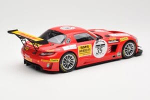 Mercedes SLS AMG GT3 #35 Team Black Falcon T. Heyer / Jafer / Lemeret 24 Hours of Spa 2011 Minichamps 1:18 151113135 Metall — Bild 2 von 6