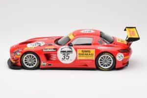 Mercedes SLS AMG GT3 #35 Team Black Falcon T. Heyer / Jafer / Lemeret 24 Hours of Spa 2011 Minichamps 1:18 151113135 Metall — Bild 3 von 6