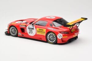 Mercedes SLS AMG GT3 #35 Team Black Falcon T. Heyer / Jafer / Lemeret 24 Hours of Spa 2011 Minichamps 1:18 151113135 Metall — Bild 5 von 6