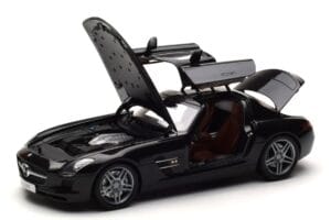 Mercedes SLS AMG Obsidian Schwarz Metallic Minichamps 1:18 B66960042 Metall — Bild 2 von 7