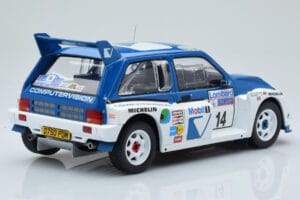 MG Metro 6R4 #14 D. Llewellin / P. Short RAC Rally 1986 IXO 1:18 18RMC068C Metall — Bild 2 von 6