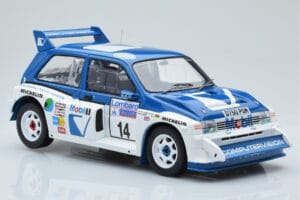 MG Metro 6R4 #14 D. Llewellin / P. Short RAC Rally 1986 IXO 1:18 18RMC068C Metall — Bild 4 von 6