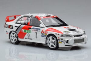 Mitsubishi Lancer Evo 4 T. Makinen / S. Harjanne Rally Catalunya 1997 Otto 1:18 OT409 Resin — Bild 4 von 6