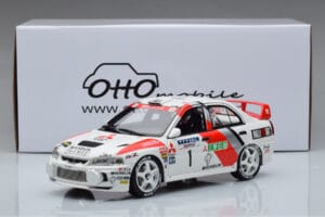 Mitsubishi Lancer Evo 4 T. Makinen / S. Harjanne Rally Catalunya 1997 Otto 1:18 OT409 Resin — Bild 6 von 6