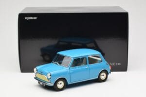 Morris Mini Minor Blau Kyosho 1:18 08964BL Metall — Bild 8 von 8
