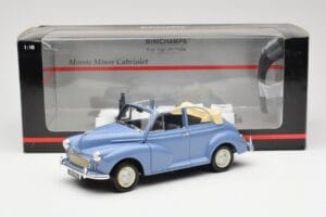 Morris Minor Cabriolet Blau Minichamps 1:18 150137030 Metall — Bild 8 von 8