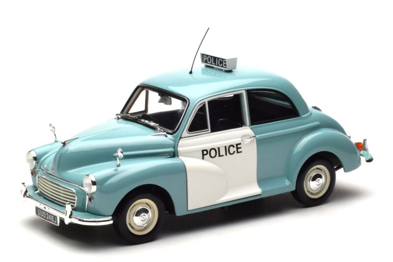 Morris Minor Polizei Blau & Weiß Minichamps 1:18