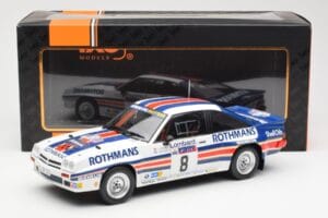 Opel Manta 400 Rothmans #8 J. McRae / I. Grindrod Lombard RAC Rally 1983 IXO 1:18 18RMC038A Metall — Bild 6 von 6
