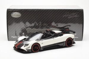 Pagani Zonda Cinque Roadster Weiß Benny Almost Real 1:18 850611001 Metall — Bild 8 von 8