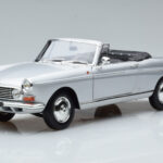 Peugeot 404 Cabriolet Silber Norev 1:18