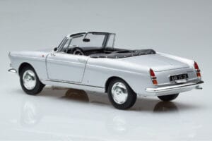 Peugeot 404 Cabriolet Silber Norev 1:18 184835 Metall — Bild 7 von 8