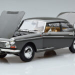 Peugeot 404 Coupe Graphite Grau Norev 1:18 - image 2 of 7