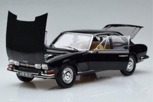 Peugeot 504 Coupe Schwarz Norev 1:18 184816 Metall — Bild 2 von 7