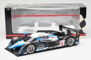 Peugeot 908 HDI FAP LMP1 #8 M. Lamy / S. Sarrazin / A. Wurz 5th Place 24 Hours of Le Mans 2008 Minichamps 1:18 150081208 Meta — Bild 6 von 6