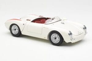 Porsche 550 Spyder 70 Jahre Edition Weiß Schuco 1:18 450033300 Metall — Bild 6 von 8