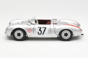 Porsche 550 RS Spyder #37 H. Polensky / R. von Frankenberg 24 Hours of Le Mans 1955 Schuco 1:18 450033400 Metall — Bild 4 von 8