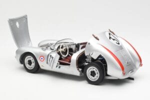 Porsche 550 RS Spyder #37 H. Polensky / R. von Frankenberg 24 Hours of Le Mans 1955 Schuco 1:18 450033400 Metall — Bild 5 von 8