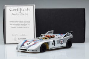Porsche 908/03 #4 V. Elford / G. Larrousse 1000km Nurburgring 1971 AUTOart 1:18 87181 Metall — Bild 8 von 8
