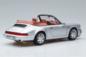 Porsche 911 964 Carrera 2 Cabriolet Silber Norev 1:18 187330 Metall — Bild 3 von 7