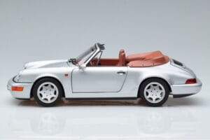 Porsche 911 964 Carrera 2 Cabriolet Silber Norev 1:18 187330 Metall — Bild 4 von 7