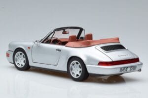 Porsche 911 964 Carrera 2 Cabriolet Silber Norev 1:18 187330 Metall — Bild 6 von 7