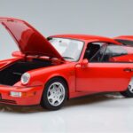 Porsche 911 964 Carrera 2 Rot Norev 1:18 187320 Metall - image 2 of 7