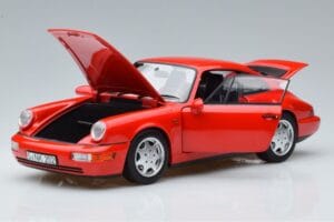 Porsche 911 964 Carrera 2 Rot Norev 1:18 187320 Metall — Bild 2 von 7