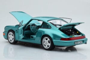 Porsche 911 964 Carrera 2 Wimbledon Grün Norev 1:18 187329 Metall — Bild 3 von 8