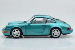 Porsche 911 964 Carrera 2 Wimbledon Grün Norev 1:18 187329 Metall — Bild 5 von 8