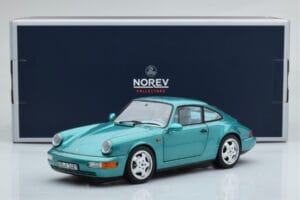 Porsche 911 964 Carrera 2 Wimbledon Grün Norev 1:18 187329 Metall — Bild 8 von 8