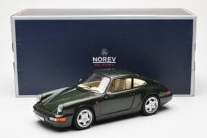 Porsche 911 964 Carrera 4 Grün Metallic Asia Exclusive Norev 1:18 187326 Metall — Bild 8 von 8