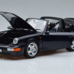 Porsche 911 964 Carrera 4 Targa Blau Norev 1:18 187340 Metall - image 2 of 8