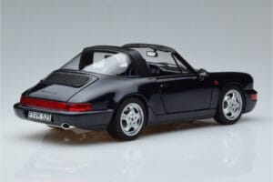Porsche 911 964 Carrera 4 Targa Blau Norev 1:18 187340 Metall — Bild 3 von 8