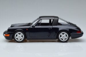 Porsche 911 964 Carrera 4 Targa Blau Norev 1:18 187340 Metall — Bild 4 von 8