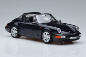 Porsche 911 964 Carrera 4 Targa Blau Norev 1:18 187340 Metall — Bild 6 von 8
