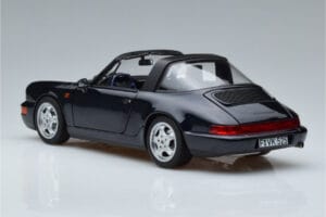 Porsche 911 964 Carrera 4 Targa Blau Norev 1:18 187340 Metall — Bild 7 von 8
