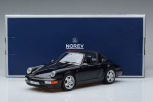 Porsche 911 964 Carrera 4 Targa Blau Norev 1:18 187340 Metall — Bild 8 von 8