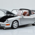 Porsche 911 964 Carrera 4 Targa Polar Silber Norev 1:18 - image 2 of 9