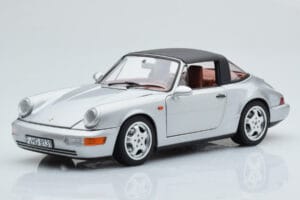 Porsche 911 964 Carrera 4 Targa Polar Silber Norev 1:18 187342 Metall — Bild 4 von 9