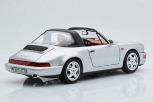 Porsche 911 964 Carrera 4 Targa Polar Silber Norev 1:18 187342 Metall — Bild 5 von 9