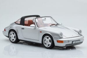 Porsche 911 964 Carrera 4 Targa Polar Silber Norev 1:18 187342 Metall — Bild 7 von 9