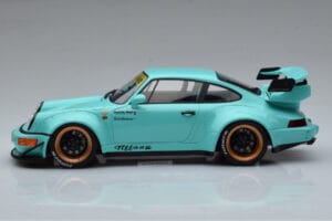 Porsche 911 964 RWB Tiffany Blau GT Spirit 1:18 GT875 Resin — Bild 3 von 6