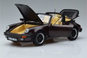 Porsche 911 964 Turbo Targa Braun Norev 1:18 187665 Metall — Bild 2 von 8