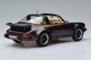 Porsche 911 964 Turbo Targa Braun Norev 1:18 187665 Metall — Bild 3 von 8